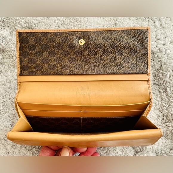 Celine Triomphe Leather PVC Macadam Crossbody Long Wallet with Unbranded… - Picture 6 of 9